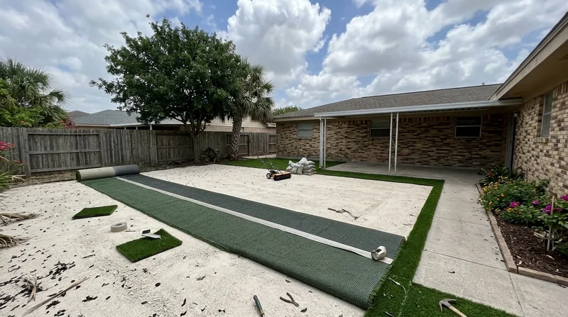 Residential Artificial Grass Installation Brownsville