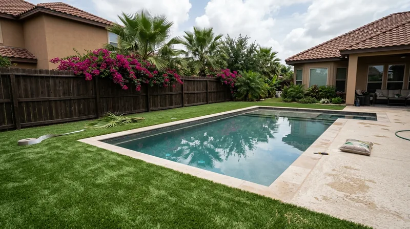 Pool Surround Turf Brownsville
